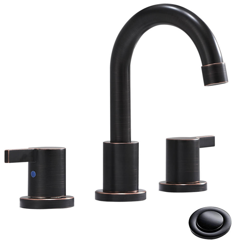 Jacuzzi Duncan Bathroom Faucet 8"in Widespread Oil Rubbed Bronze 2 Two Handle